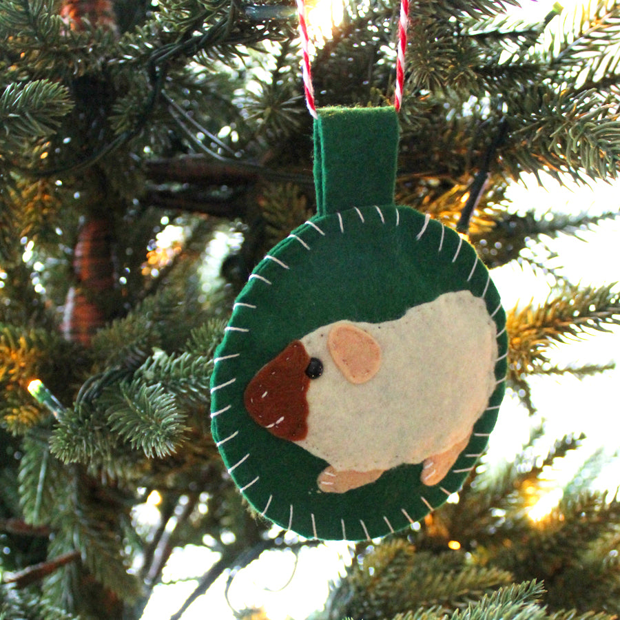 Felt Californian Guinea Pig Decoration