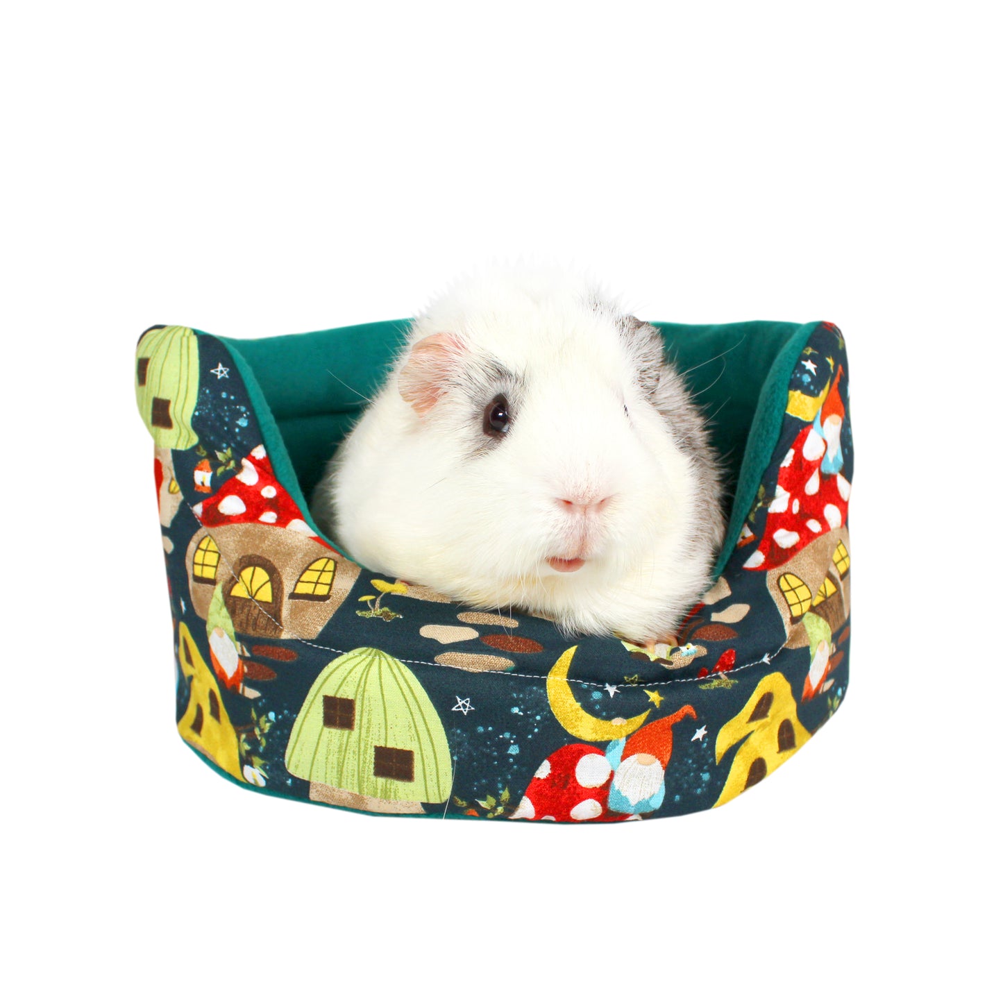 Gnome And Mushroom Town Guinea Pig Bed