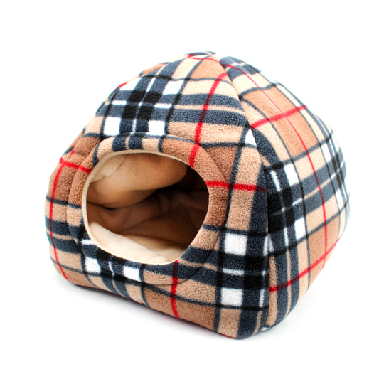 Beige Nova Checked Hidey House