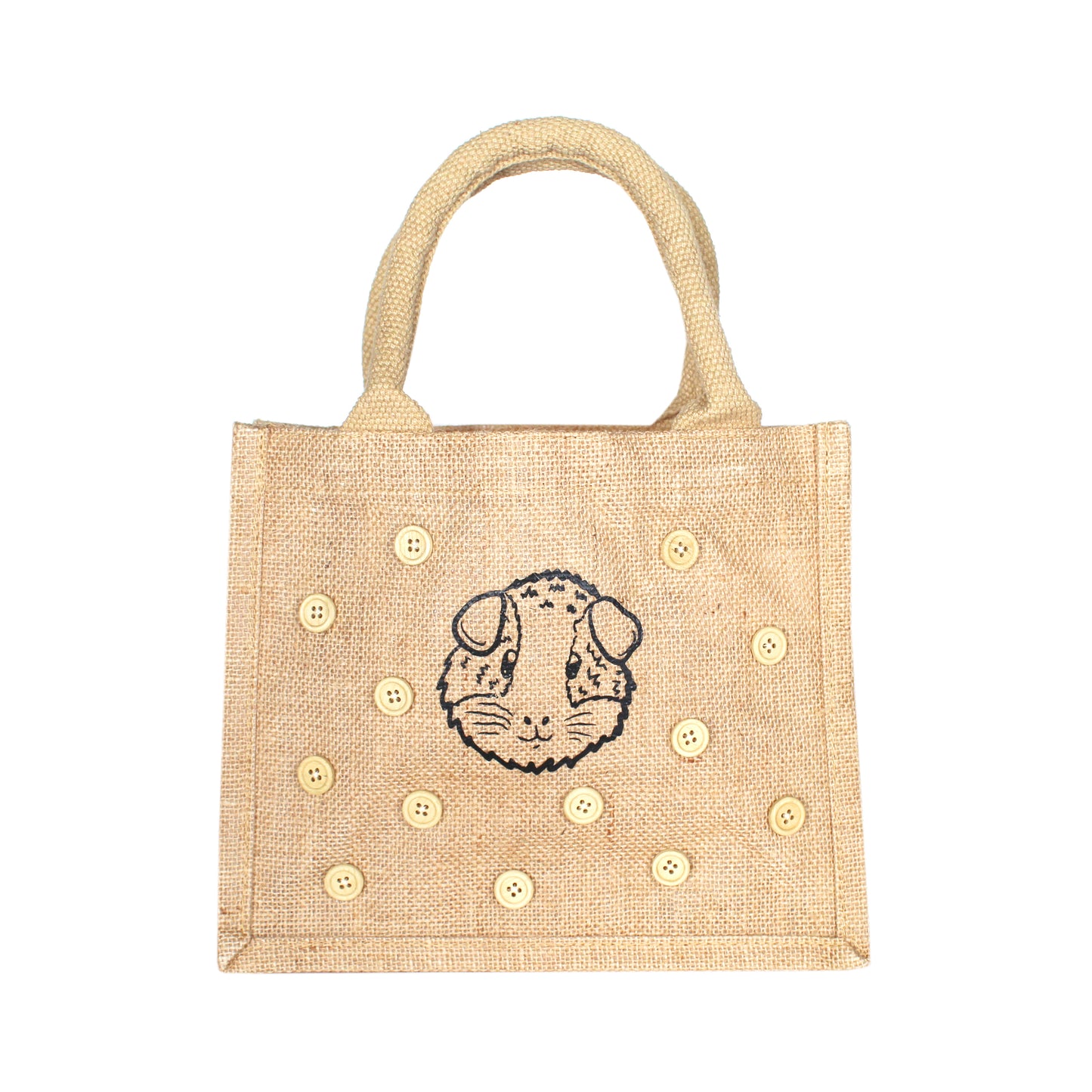 Small Guinea Pig Hessian Bag