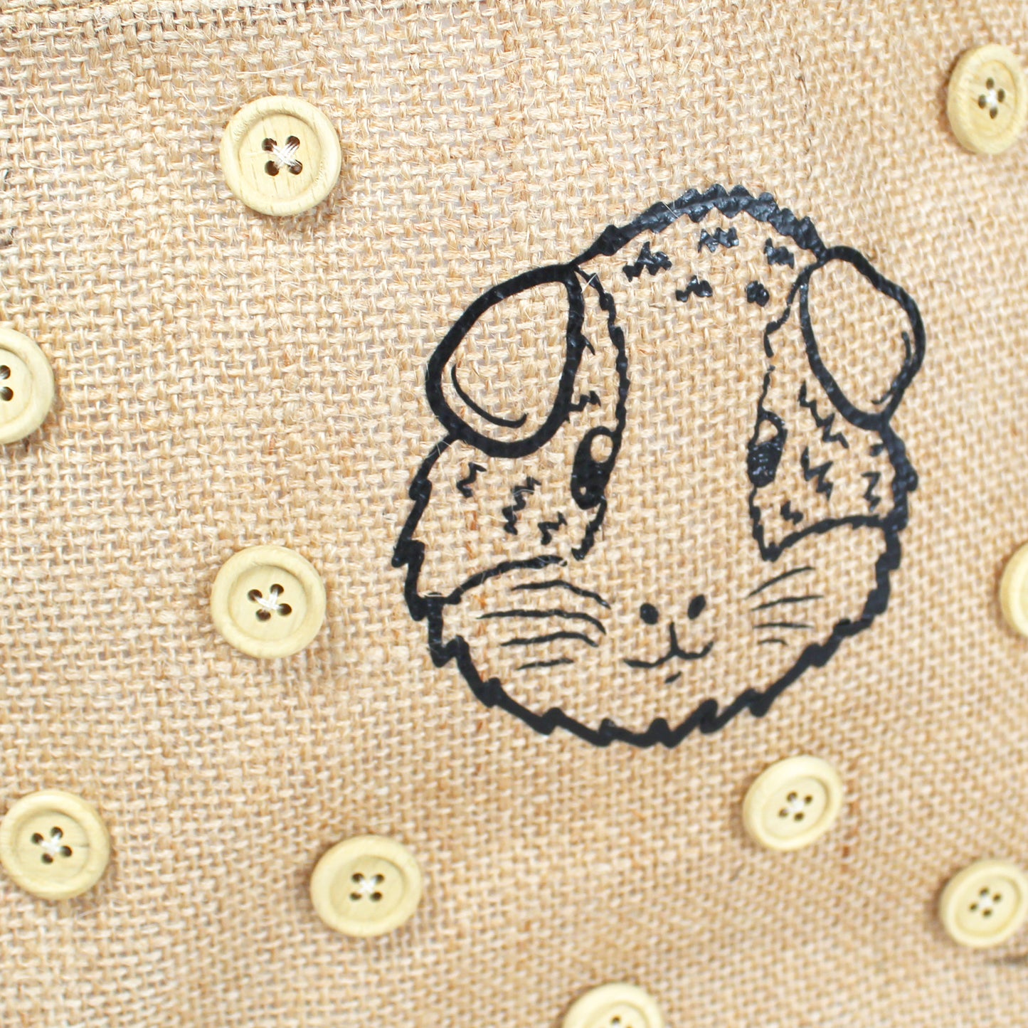 Small Guinea Pig Hessian Bag
