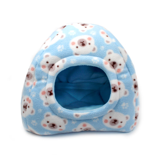 Blue Polar Bear Hidey House for Guinea Pigs