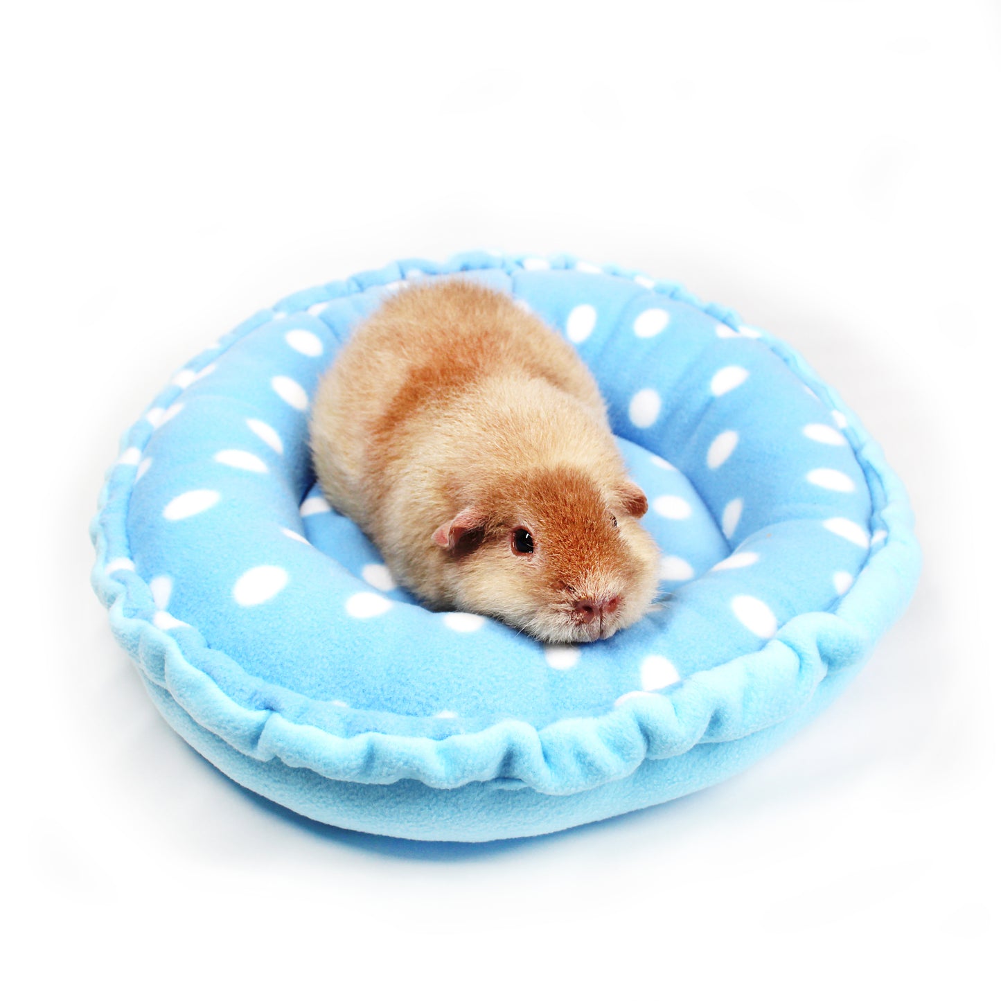 Blue Polka Dot Doughnut Bed