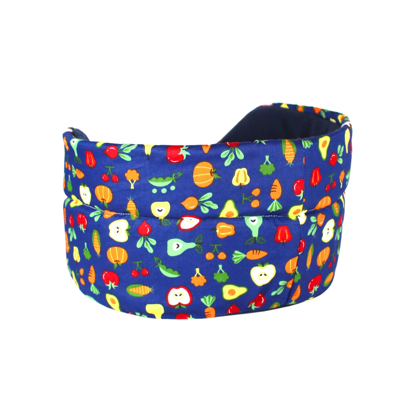 Navy Vegetable Pattern Bed