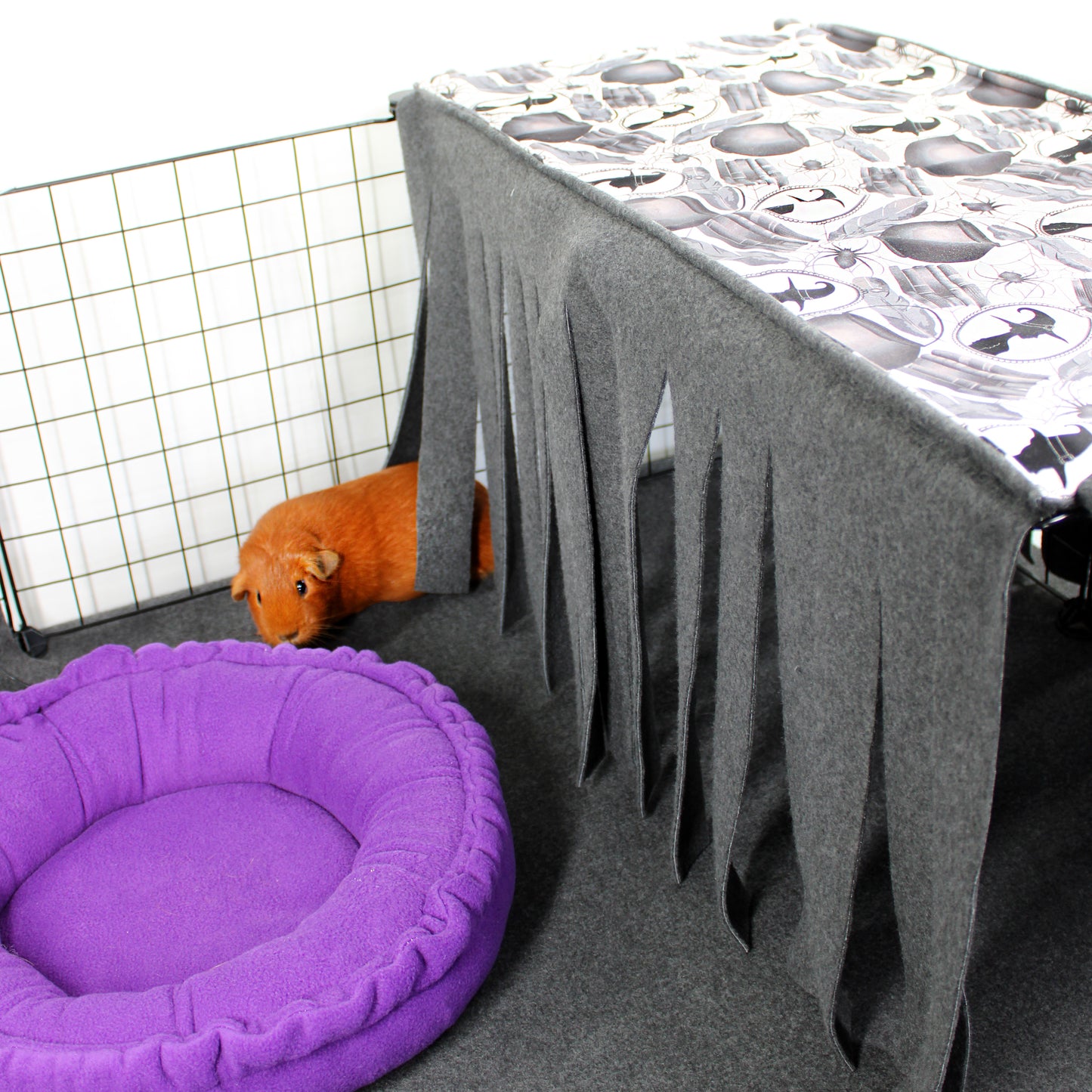 Plain Purple Doughnut Bed