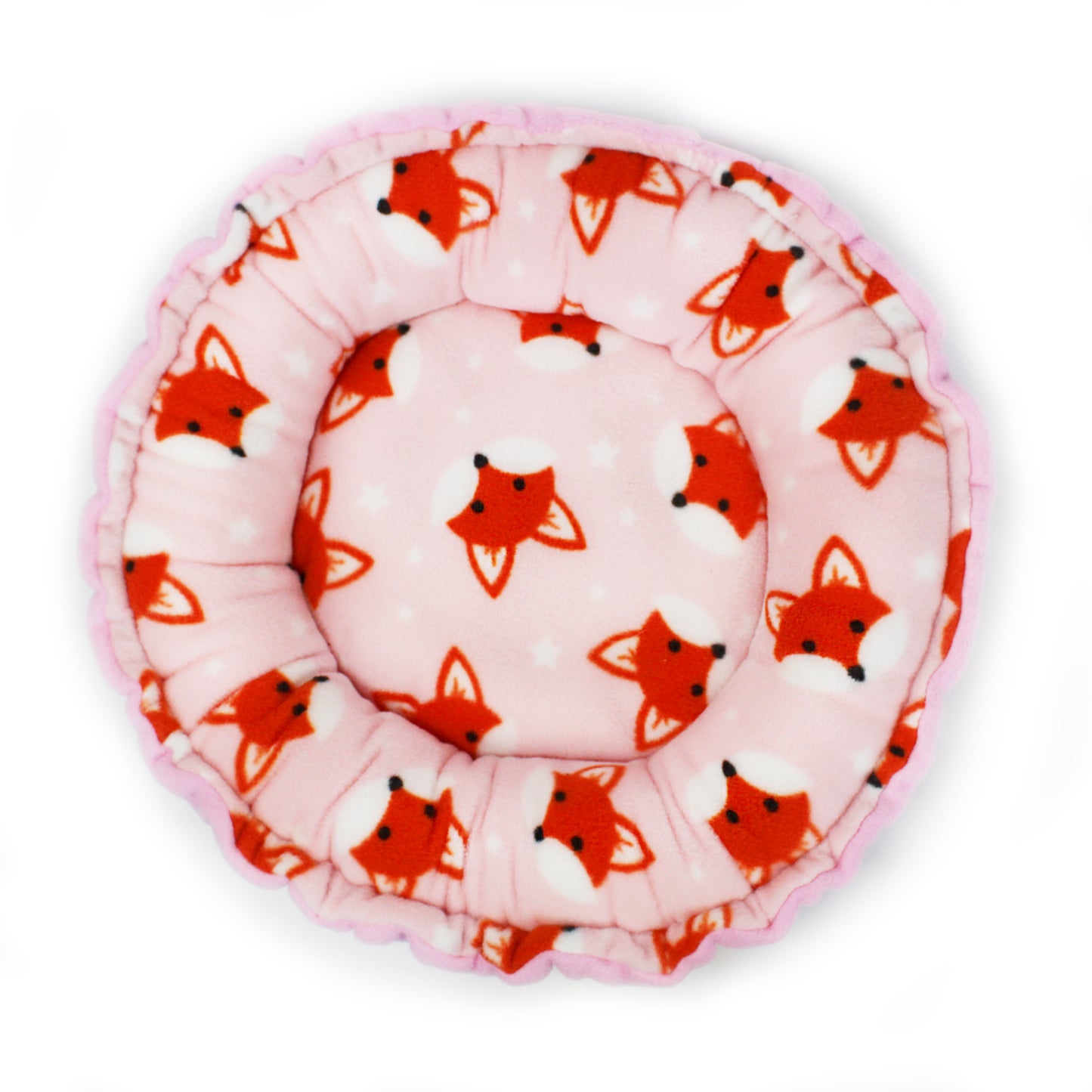 Foxy Fleece Doughnut Bed