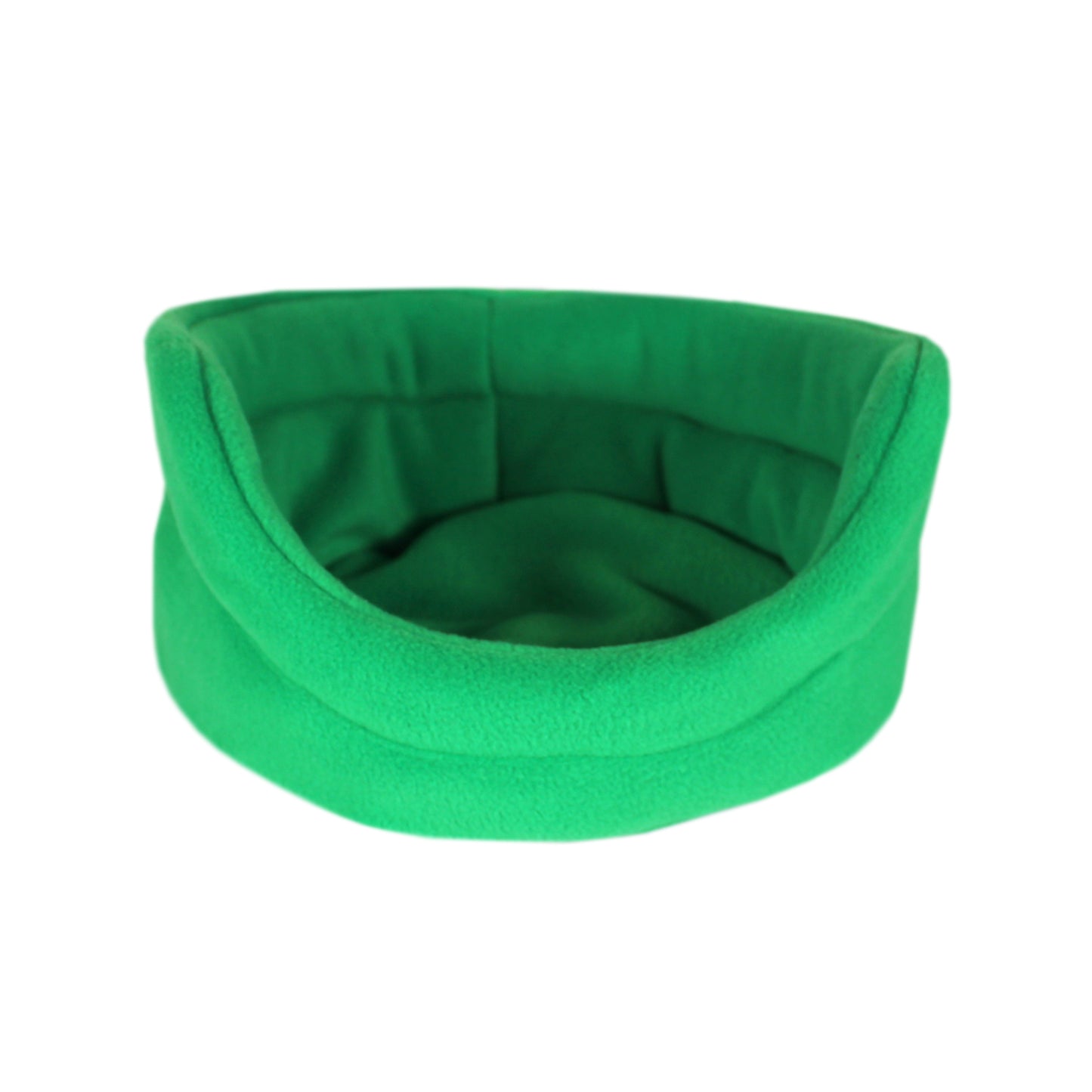 Emerald Green Guinea Pig Bed, front view of the cuddle cup for guinea pigs