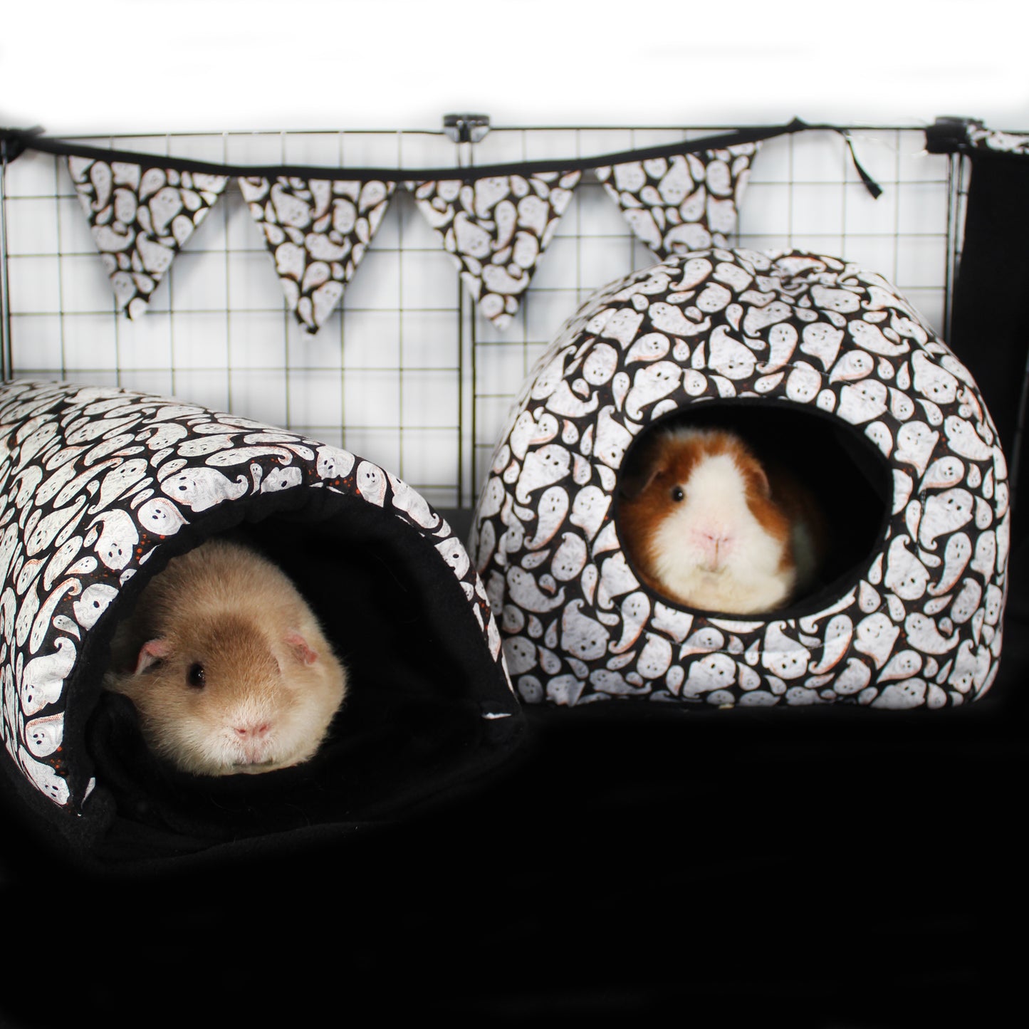 Halloween Ghost Squish Tunnel for Guinea Pigs