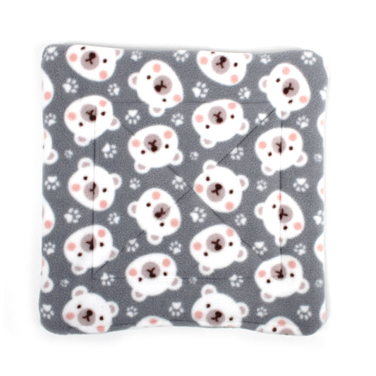 Grey Polar Bear Large Square Pee Pad