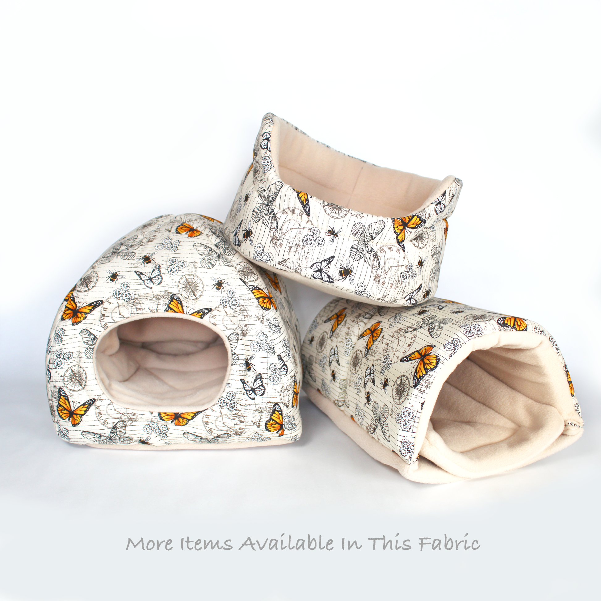 Steampunk Butterfly Large Fleece Forest, other Guinea Pig fleece accessories from the Steampunk Butterfly collection