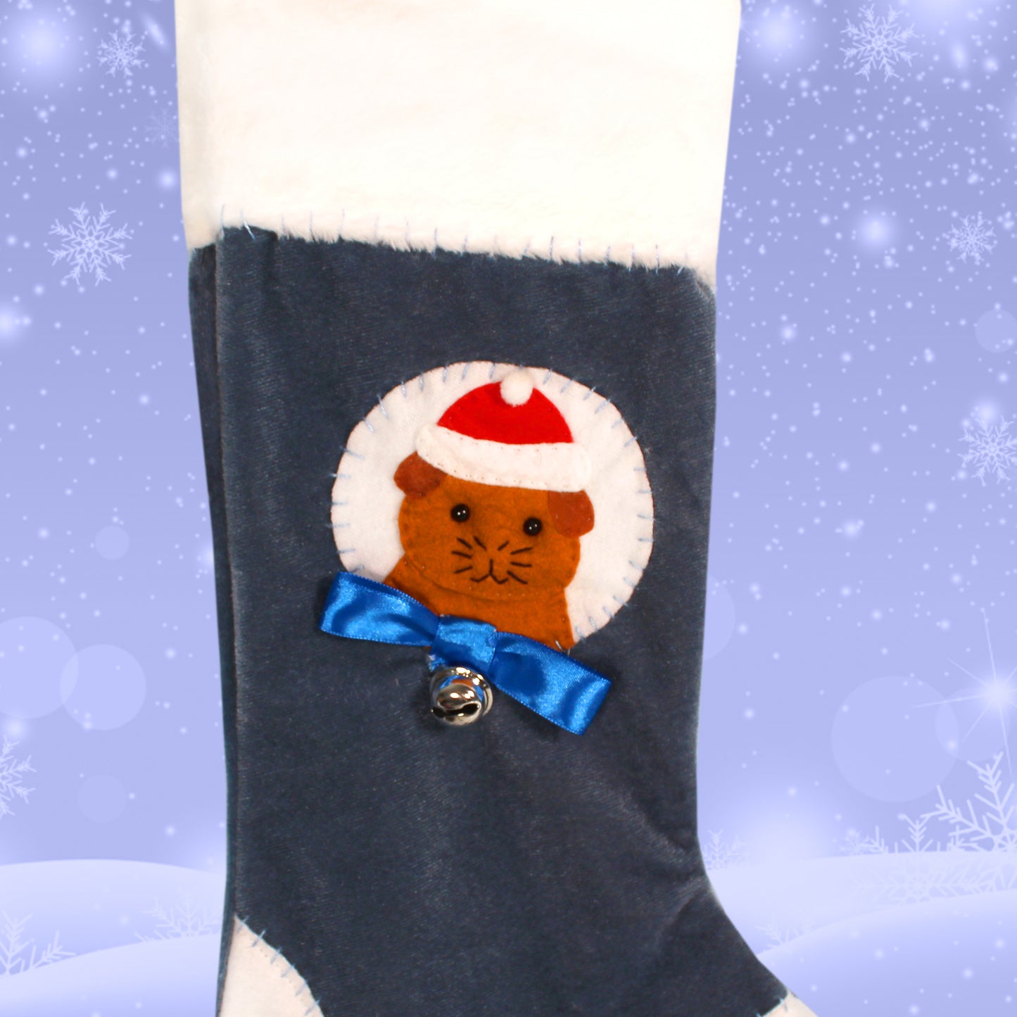 Ginger Guinea Pig Luxury Christmas Stocking