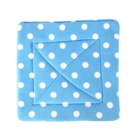 Large Blue Polka Dot Pee Pad for Guinea Pigs