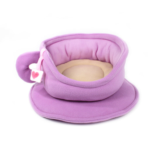 Lilac Teacup Bed for Guinea Pigs