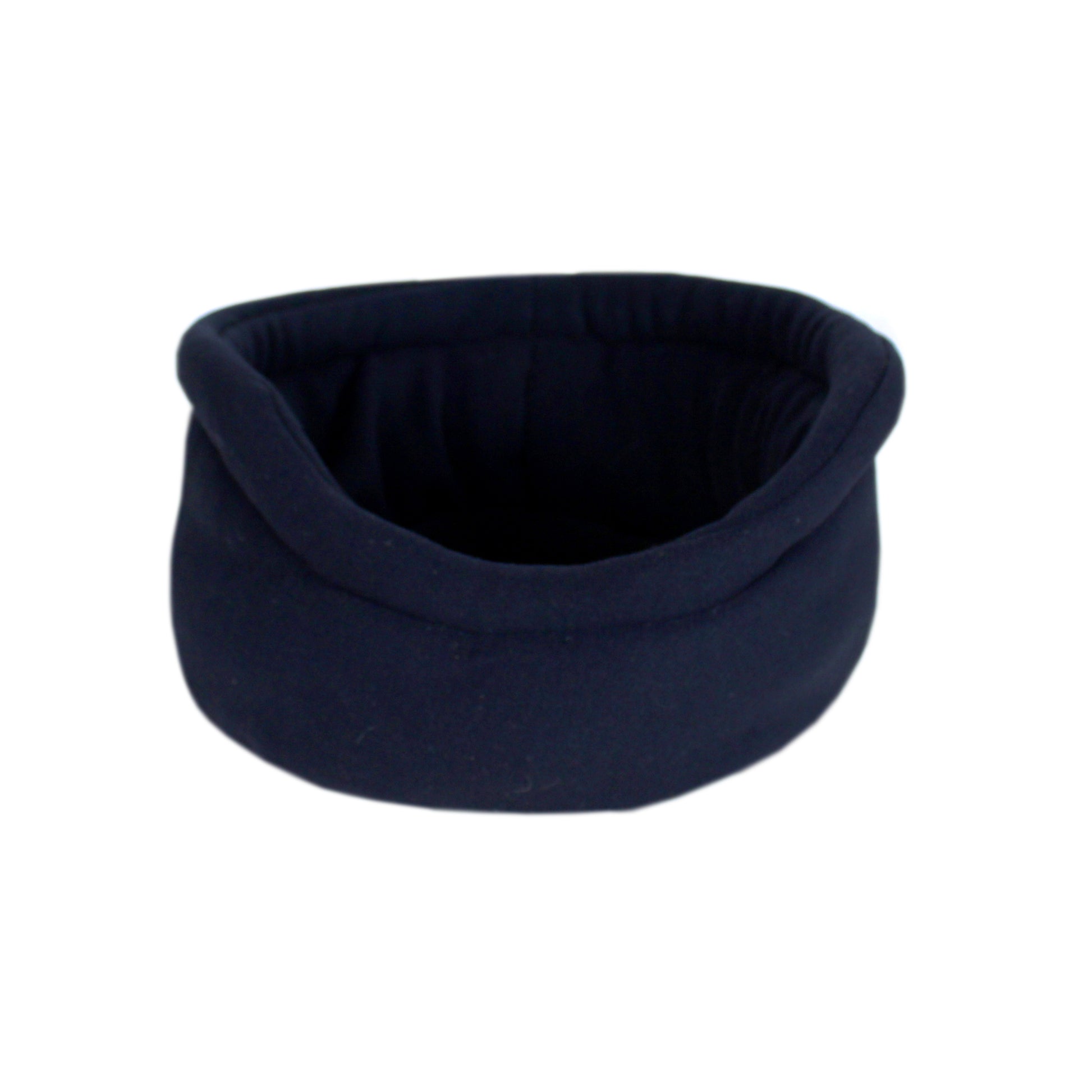 Navy Blue Fleece Guinea Pig Bed, front view