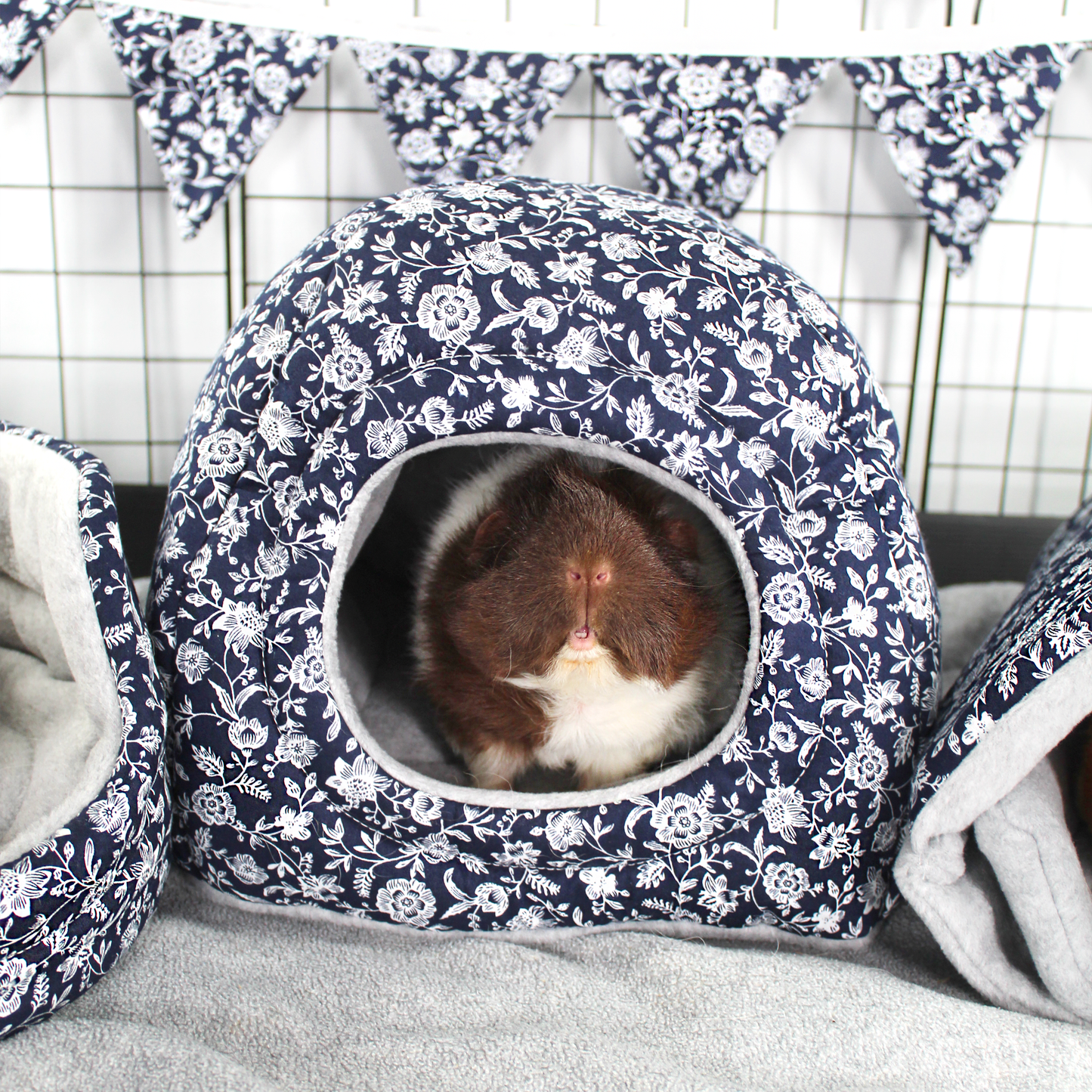 Vintage Floral Guinea Pig Accessory Bundle