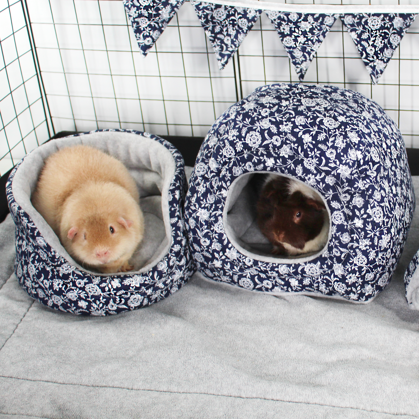 Vintage Floral Guinea Pig Accessory Bundle