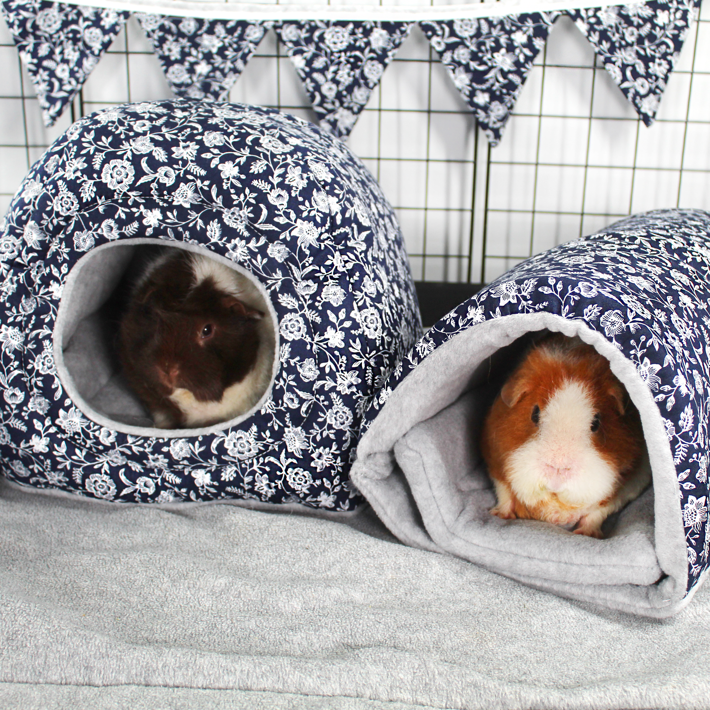 Vintage Floral Guinea Pig Accessory Bundle