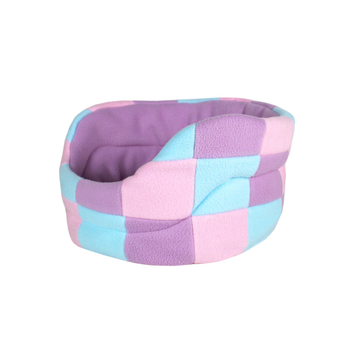 Lilic Patchwork Guinea Pig Bed - Lilic, Pink and Blue