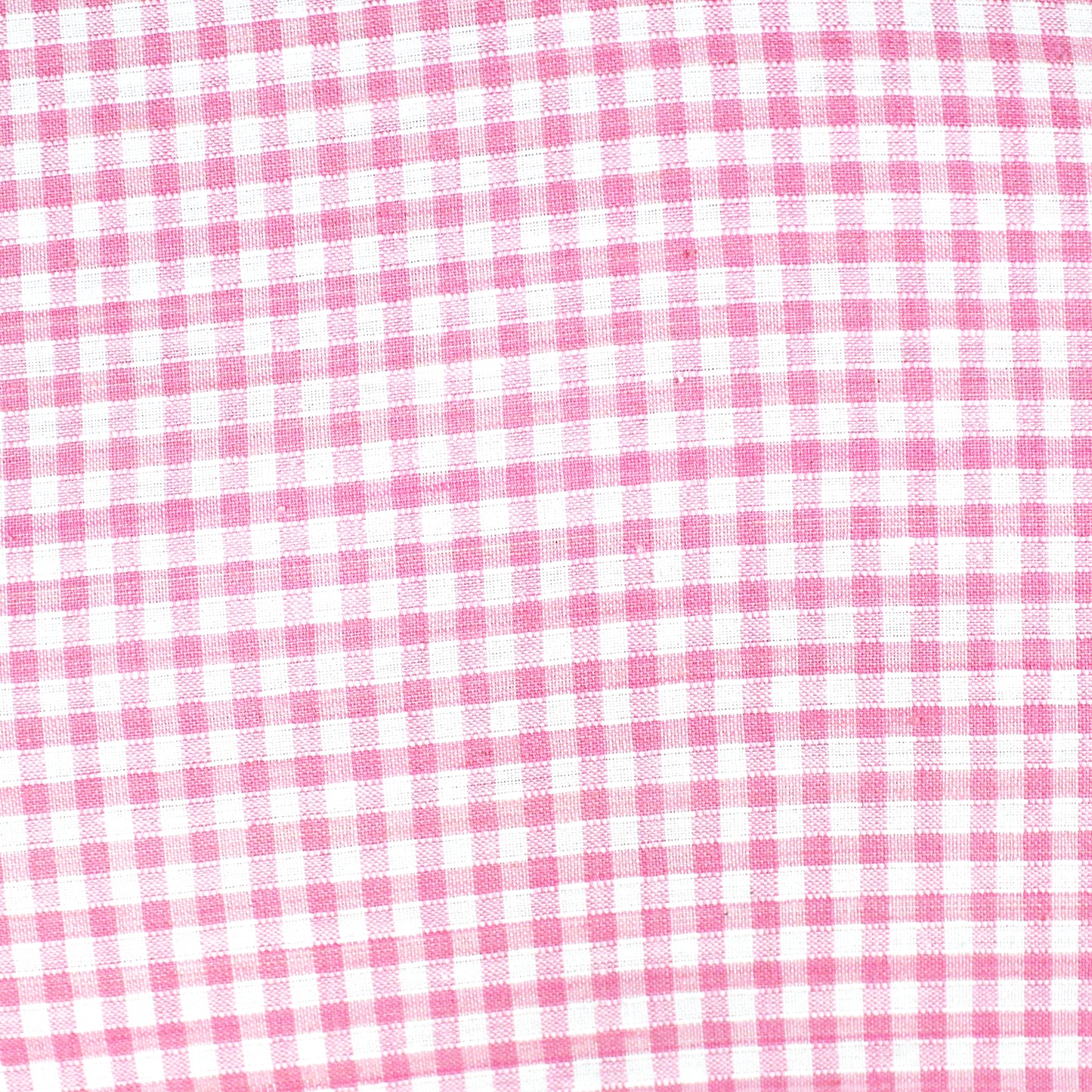 Pink Gingham Guinea Pig Hidey House, close up of the pink gingham cotton