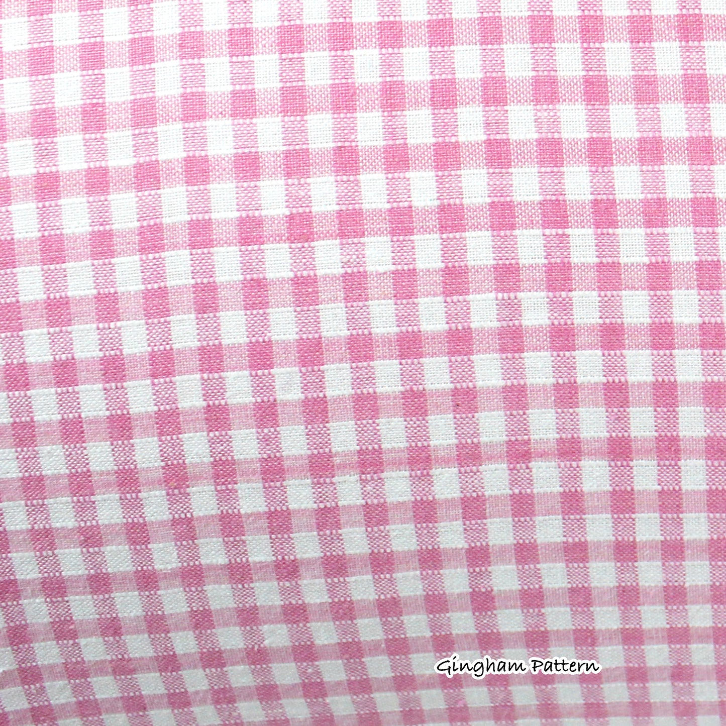 Pink Gingham Guinea Pig Bed, close up of the pink gingham cotton fabric