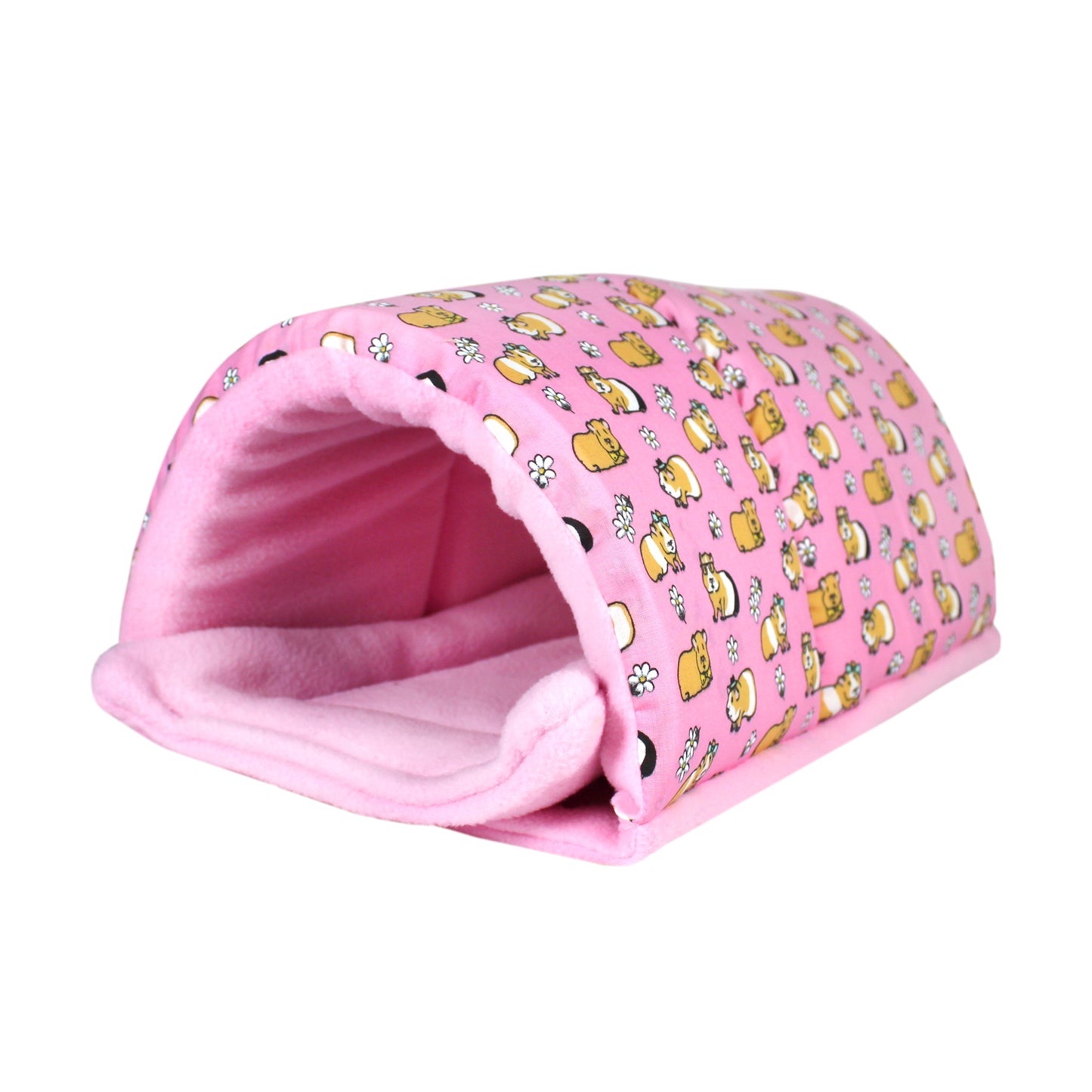 Light Pink Guinea Pig Pattern Snuggle Tunnel