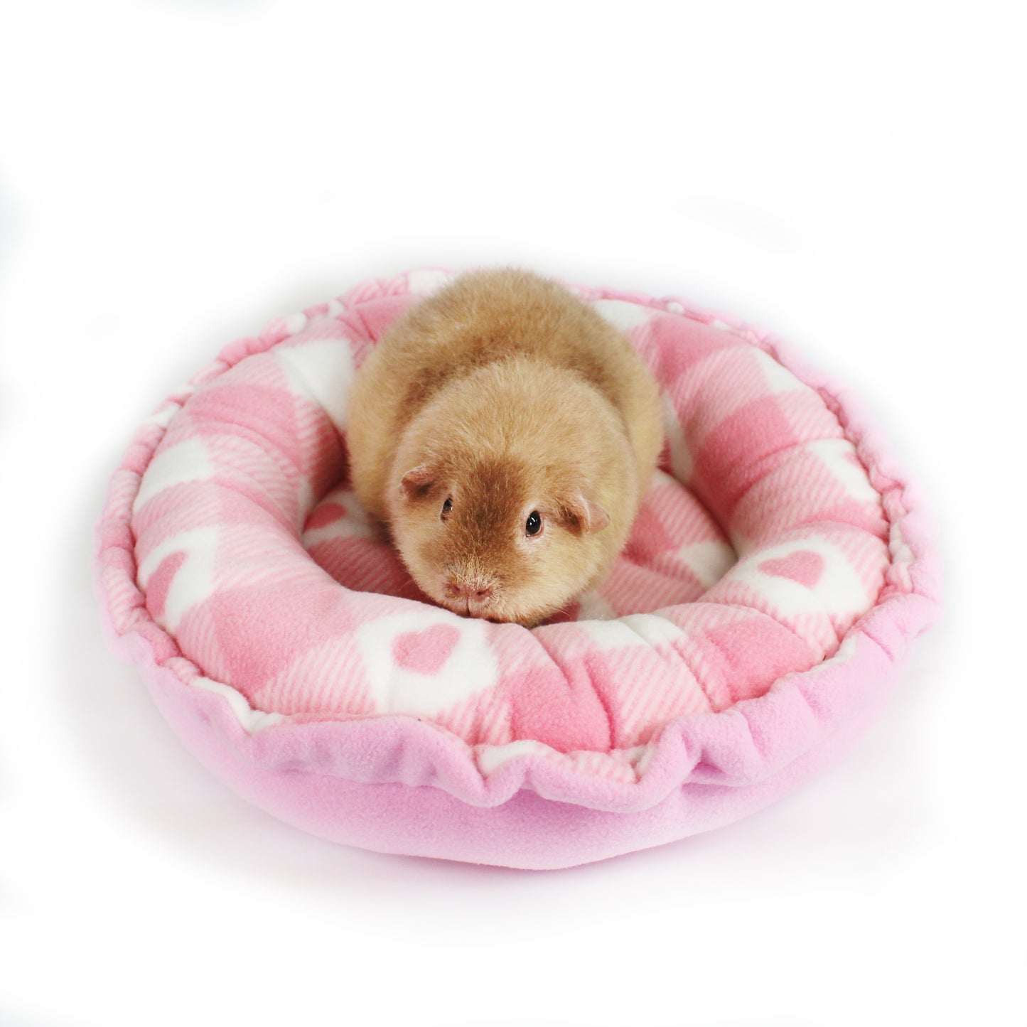 Pink Heart Doughnut Bed