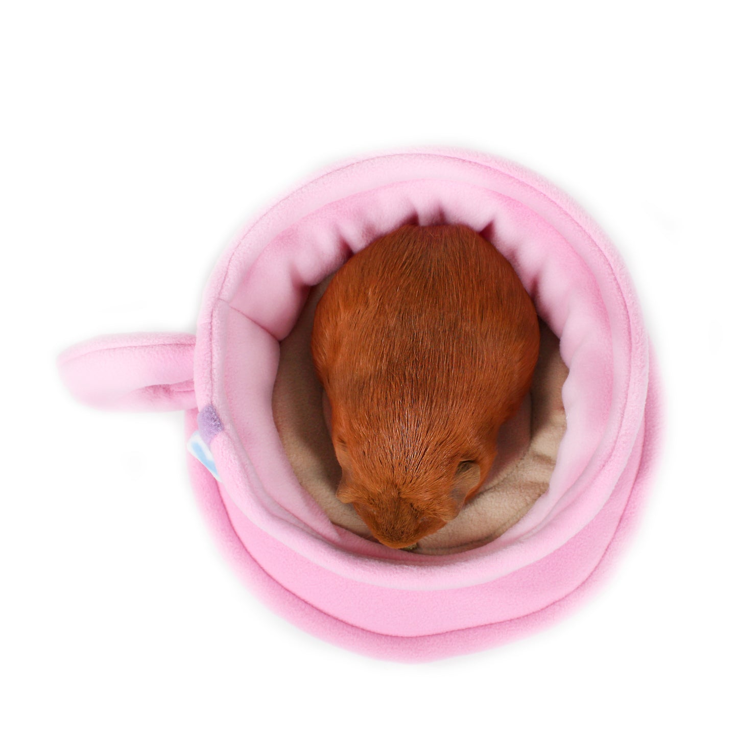 Baby Pink Teacup Bed for Guinea Pigs