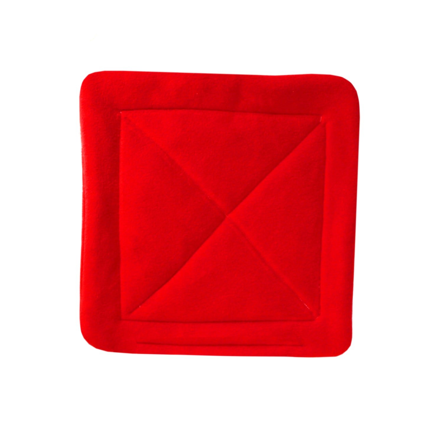 Festive Guinea Pig Design Hidey House for Guinea Pigs, top view of the pee pad
