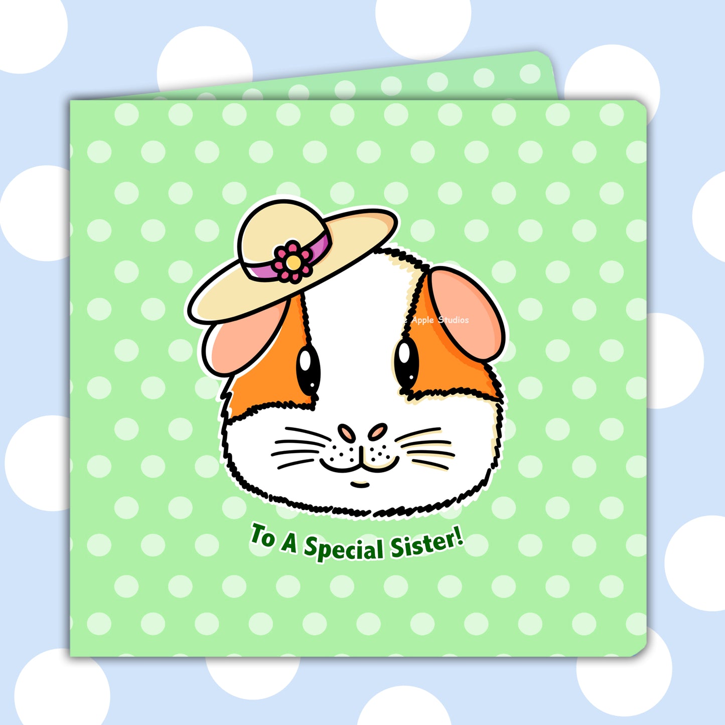 Sister Guinea Pig Card