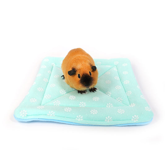 Mint Frost Snowflake Large Square Pee Pad