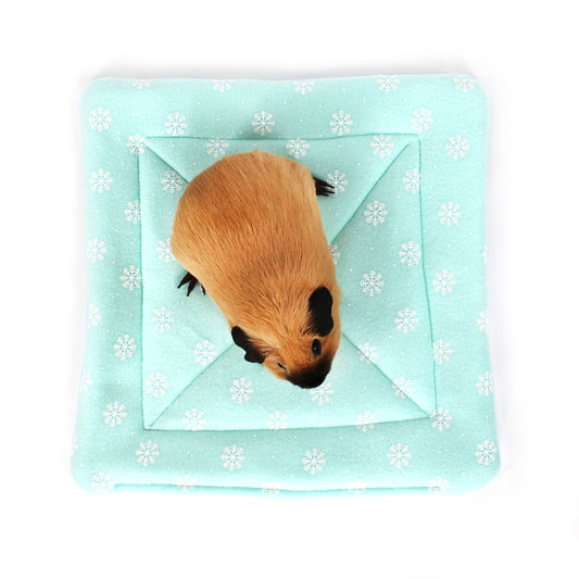 Mint Frost Snowflake Large Square Pee Pad