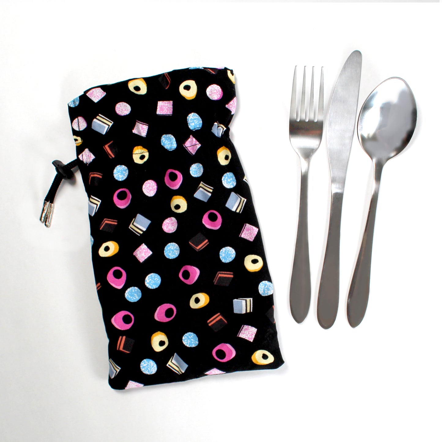 Liquorice Allsorts Travel Cutlery Bag