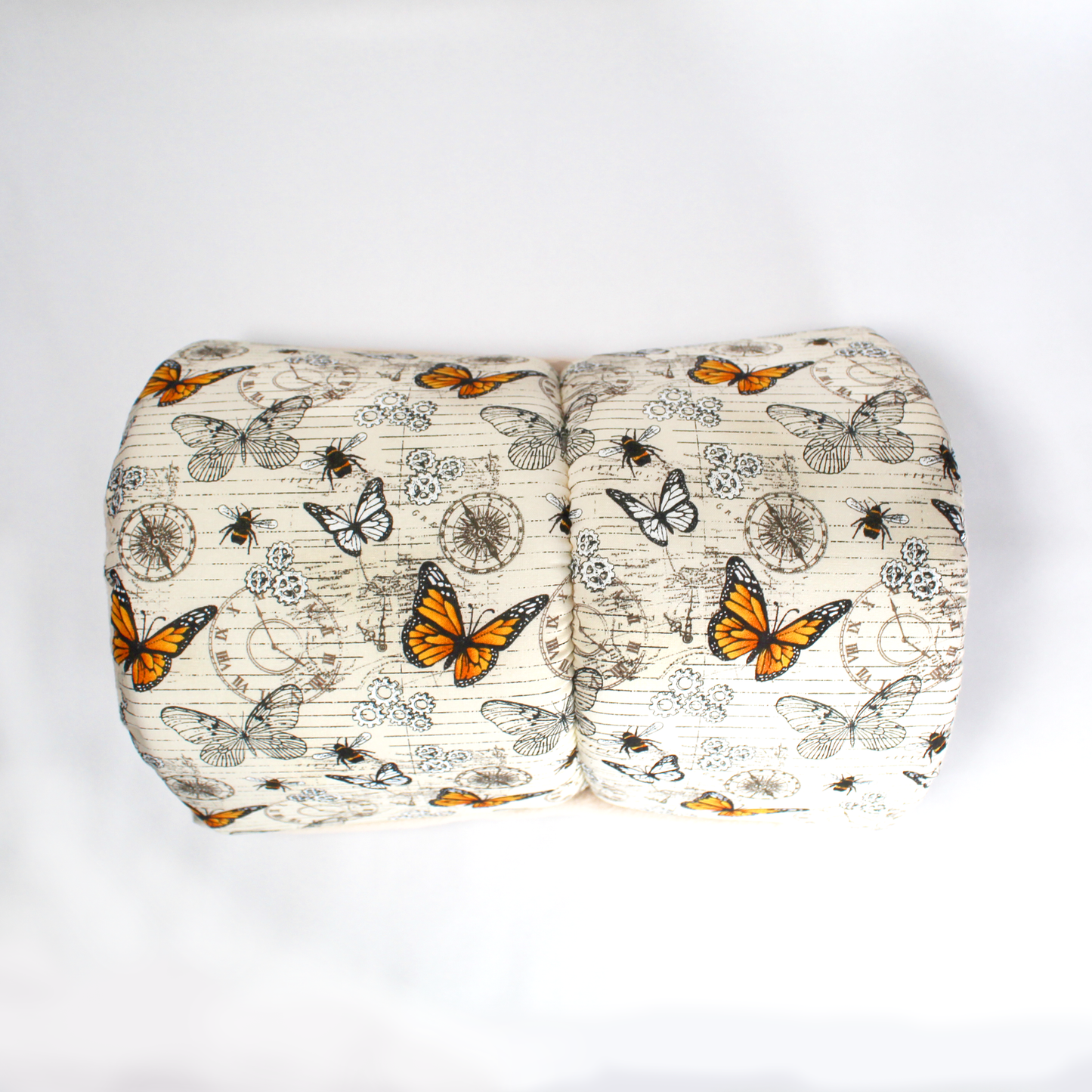 Steampunk Butterfly Squish Tunnel, top view of the tunnel for guinea pigs
