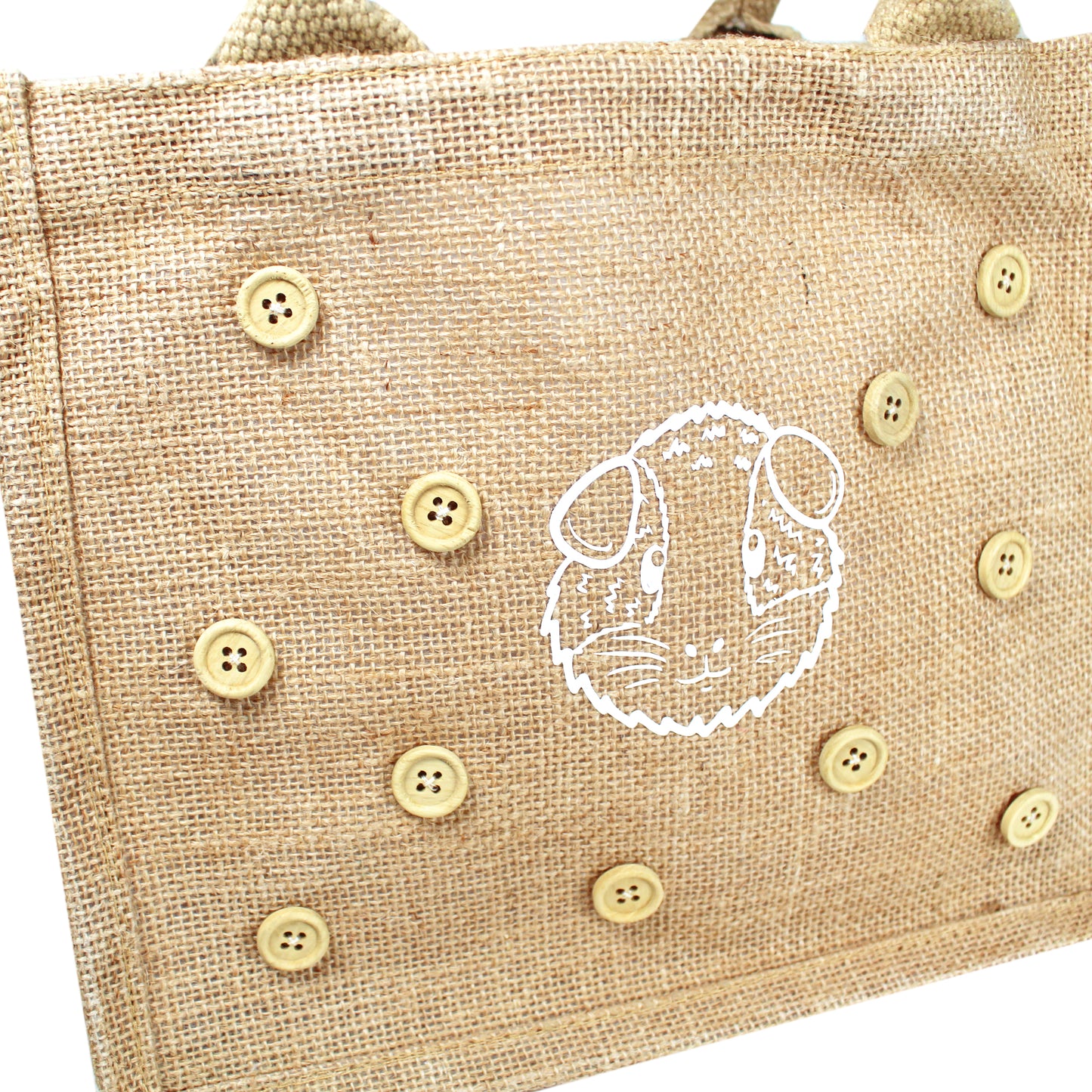 Small Guinea Pig Hessian Bag