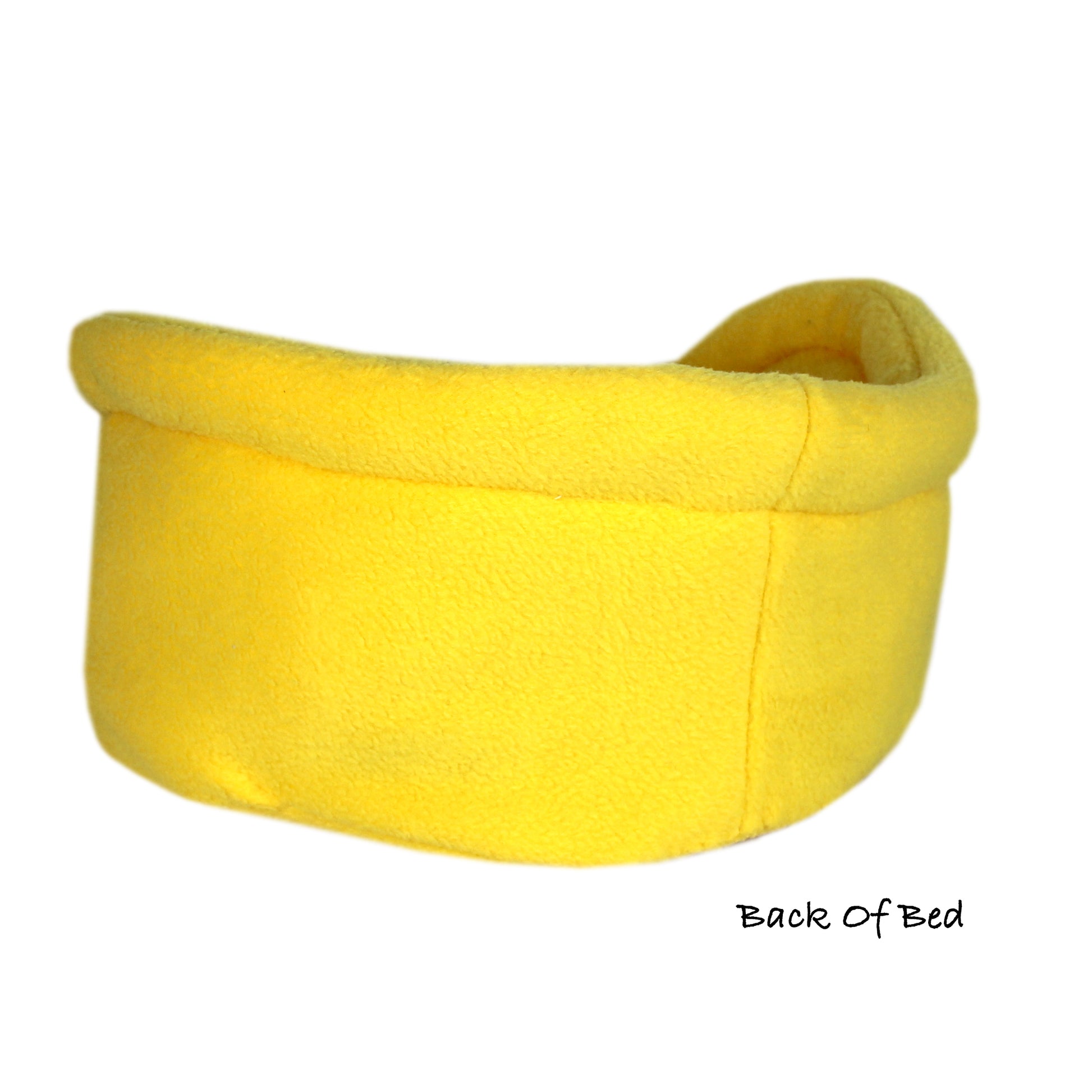 Yellow Guinea Pig Cuddle Cup, rear view empty