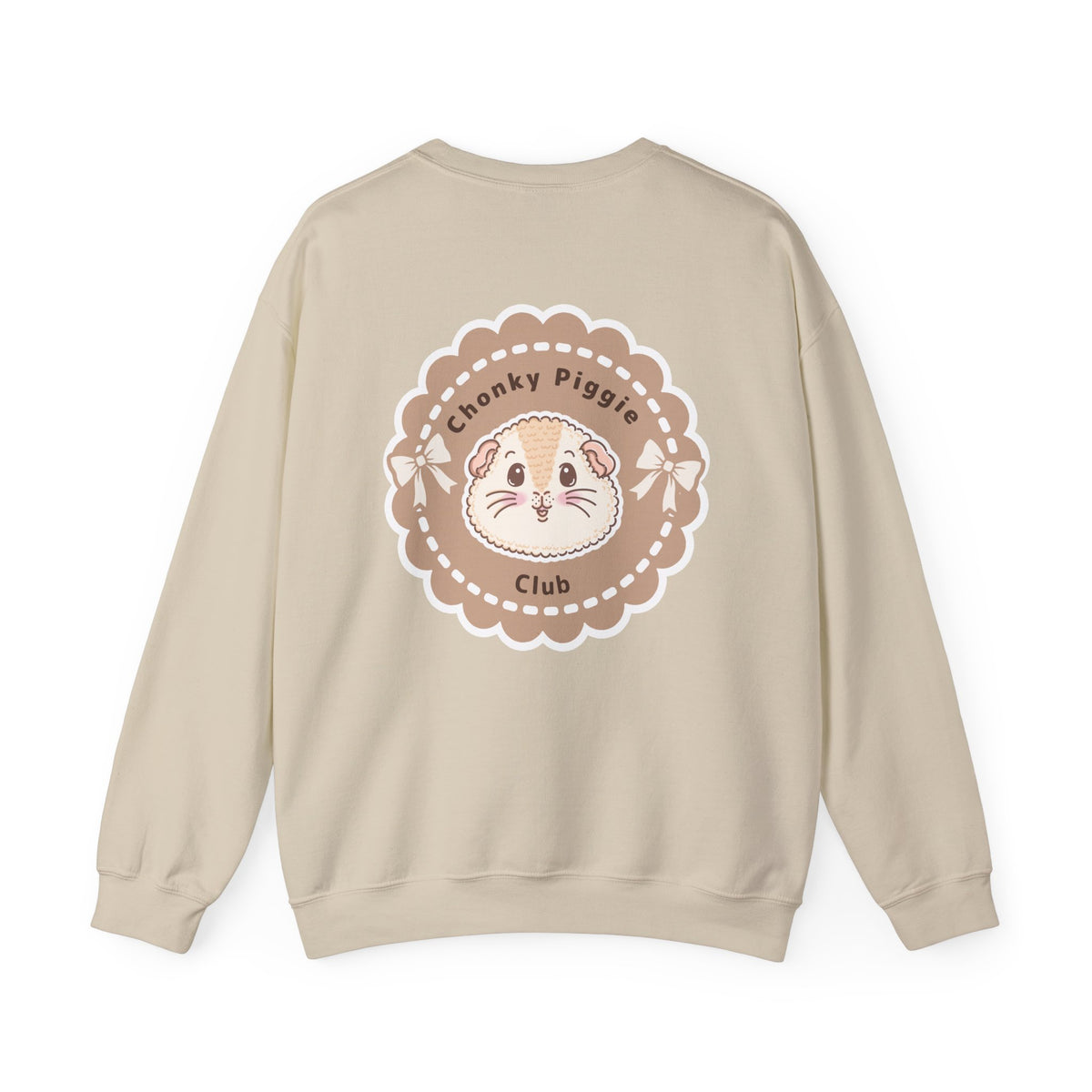 Chonky Piggy Club Halloumi Back Print Crewneck Sweatshirt