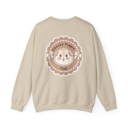 Chonky Piggy Club Halloumi Back Print Crewneck Sweatshirt