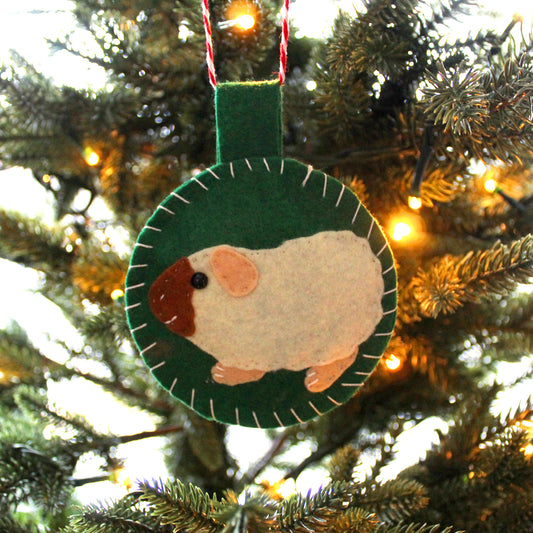 Felt Californian Guinea Pig Decoration