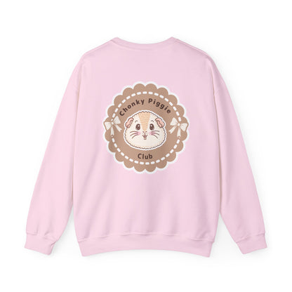 Chonky Piggy Club Halloumi Back Print Crewneck Sweatshirt