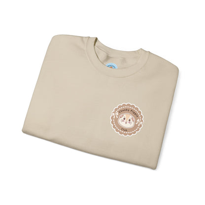 Chonky Piggy Club Halloumi Back Print Crewneck Sweatshirt