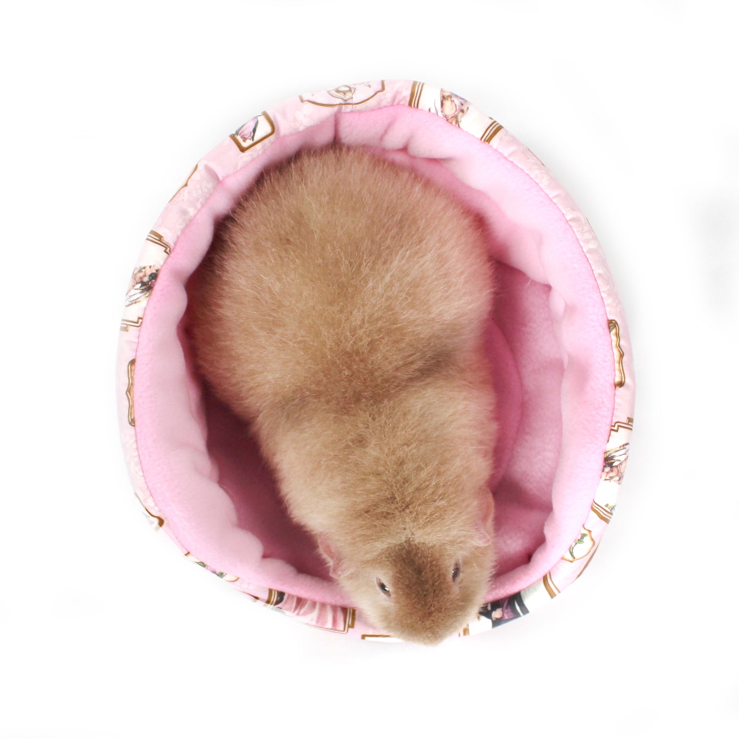 Pink Art Deco Guinea Pig Accessory Bundle