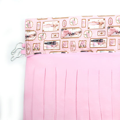 Pink Art Deco Large Fleece Forest