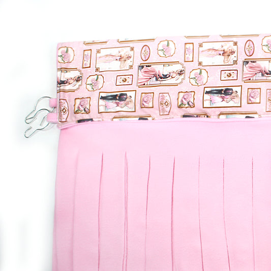 Pink Art Deco Large Fleece Forest