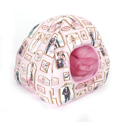 Pink Art Deco Guinea Pig Accessory Bundle