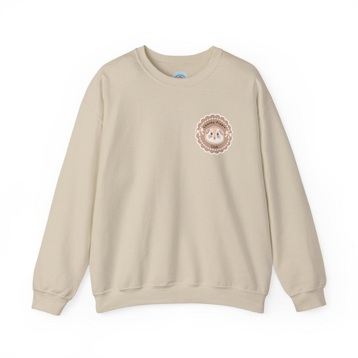 Chonky Piggy Club Halloumi Back Print Crewneck Sweatshirt