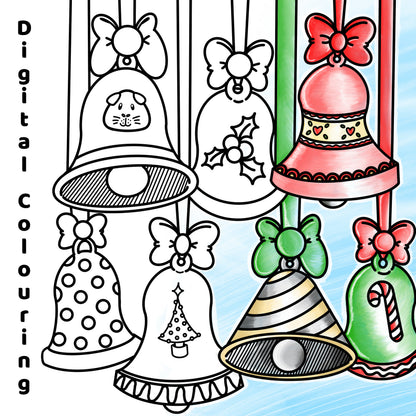 Printable Guinea Pig Advent Colouring Book