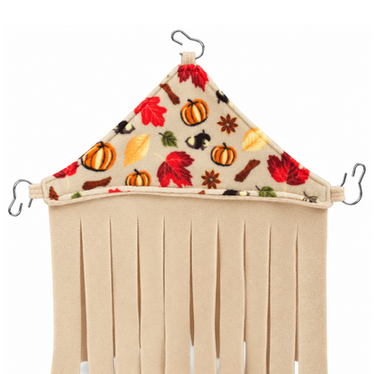 Autumn Beige Corner Fleece Forest