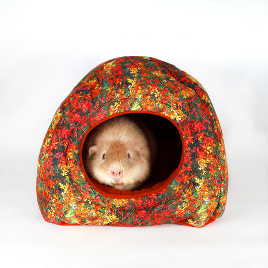 Autumn Leaves Hidey House for Guinea Pigs