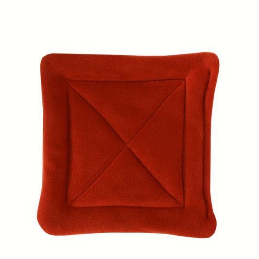 Autumn Leaves Hidey House for Guinea Pigs, top view of the removable pee pad
