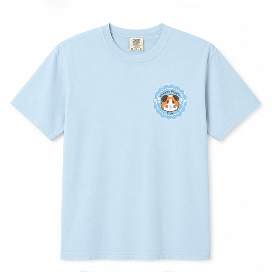 Chonky Piggie Club Guinea Pig T-Shirt - Blue